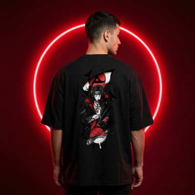 Men's Stylish Premium Drop Shoulder - Black